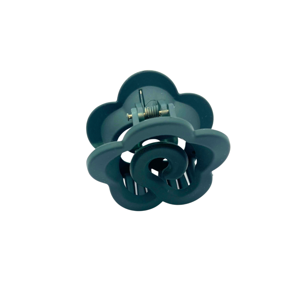 Swirl Flower Small Hair Claw
