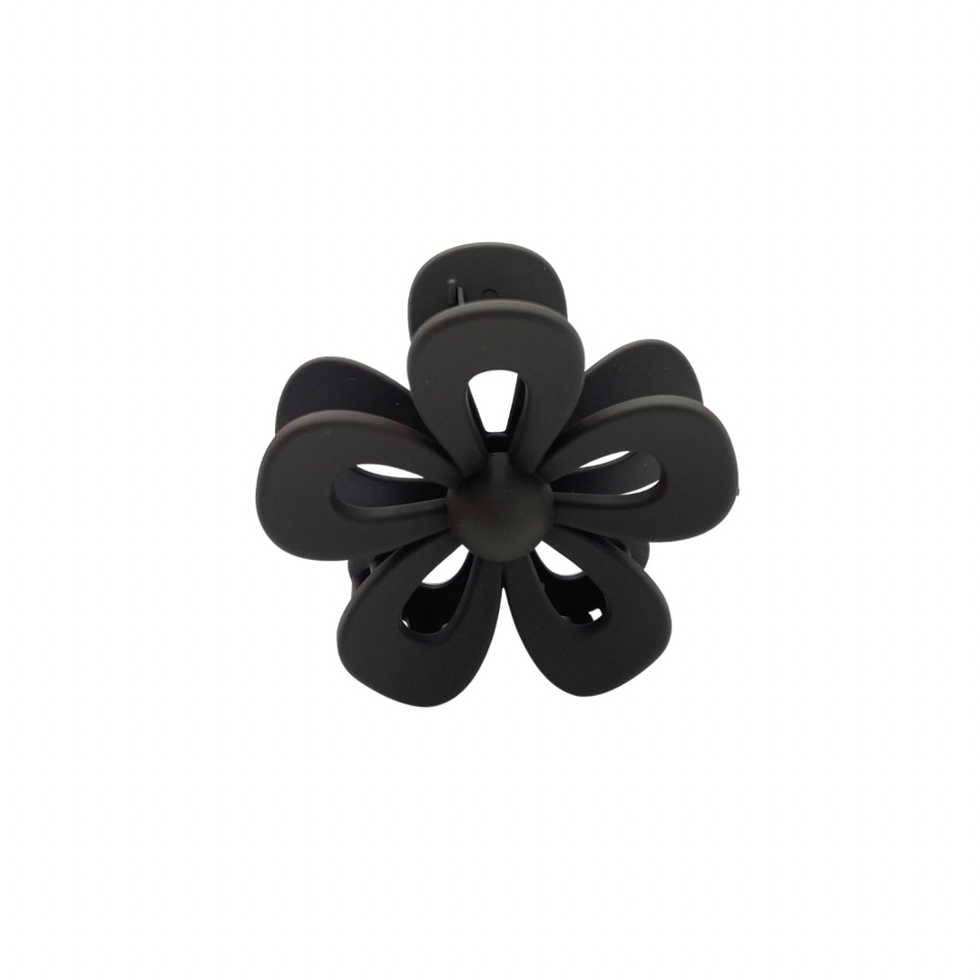 Brown Flower Small Hair Claw