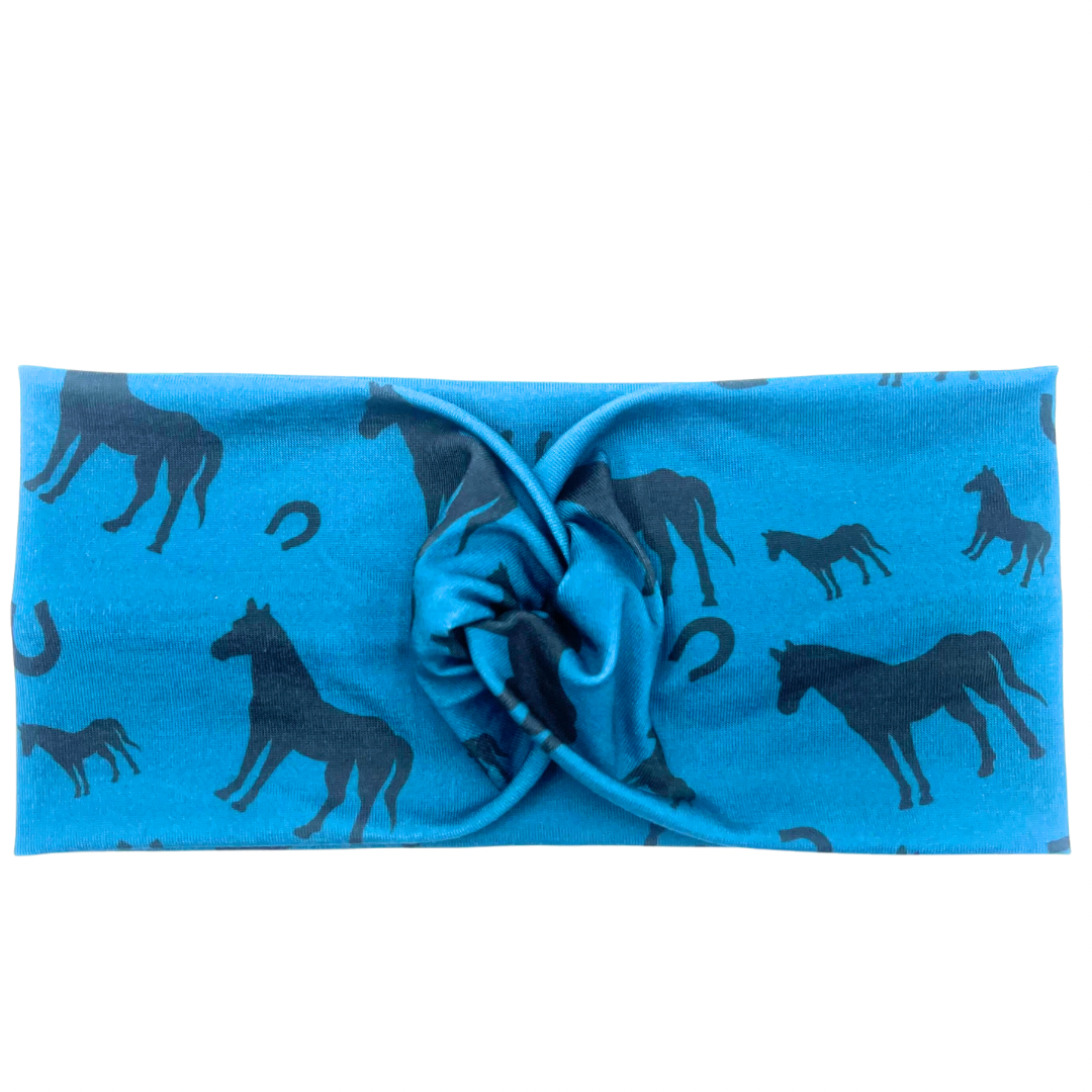 Horses & Horseshoes Headband