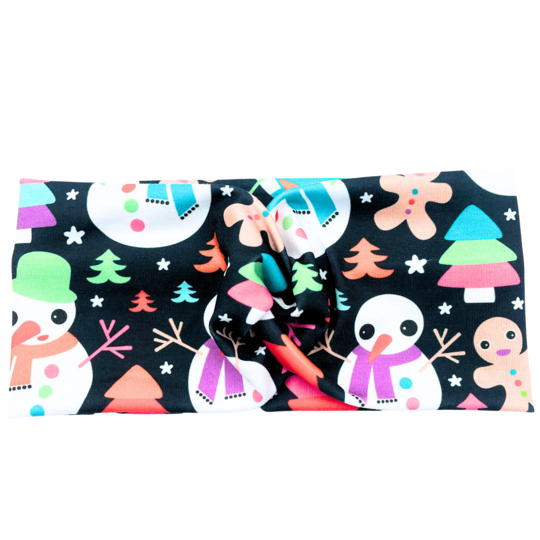 Gingerbread & Snowmen Headband