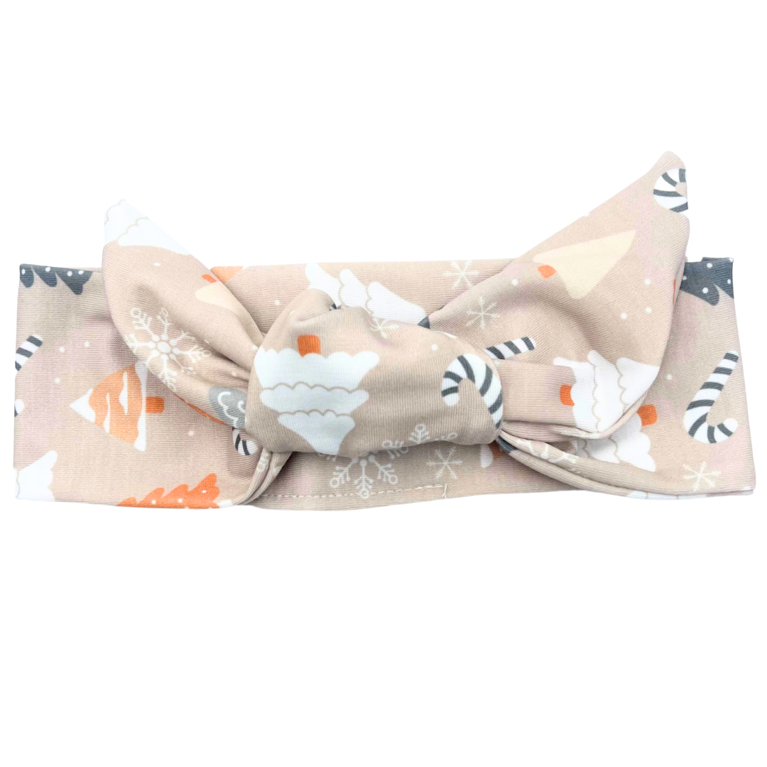 Whimsical Winter Adjustable Tie Headband
