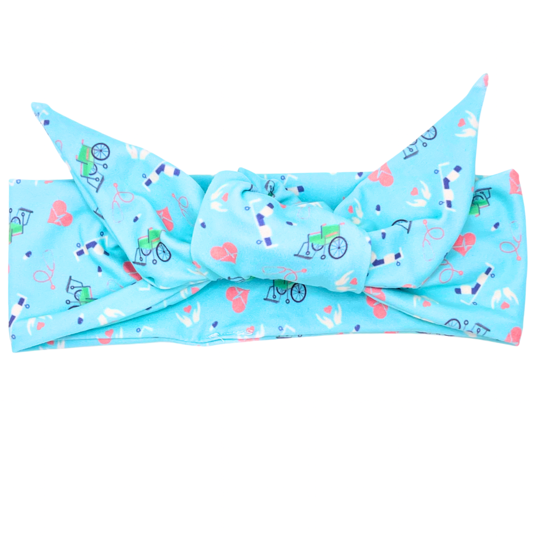 Hospice Adjustable Tie Headband