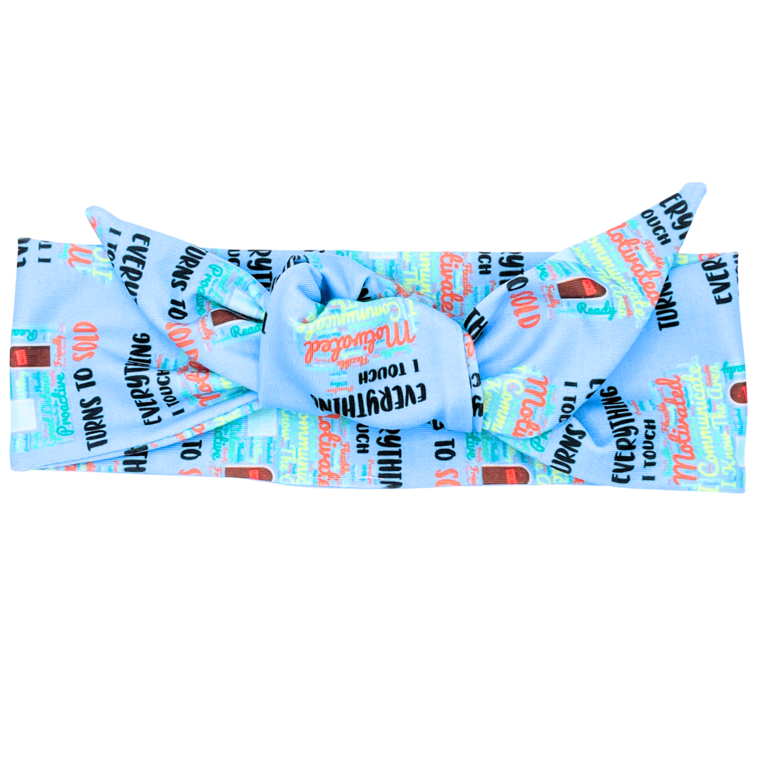Realtor Adjustable Tie Headband