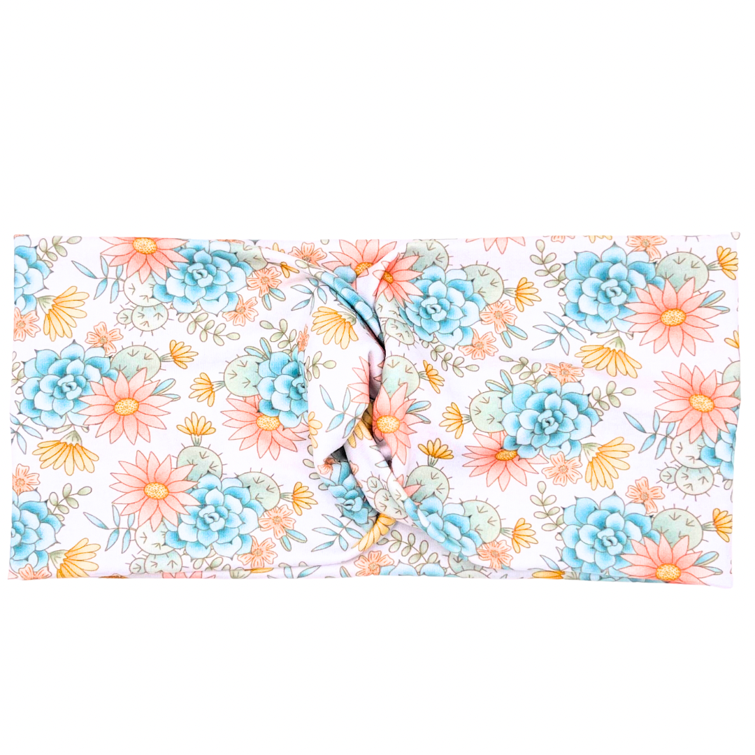 Cactus Flowers Headband