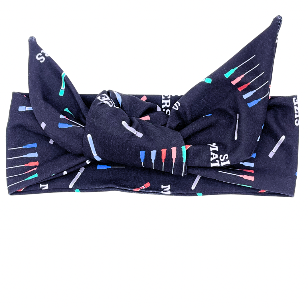 Size Matters Adjustable Tie Headband