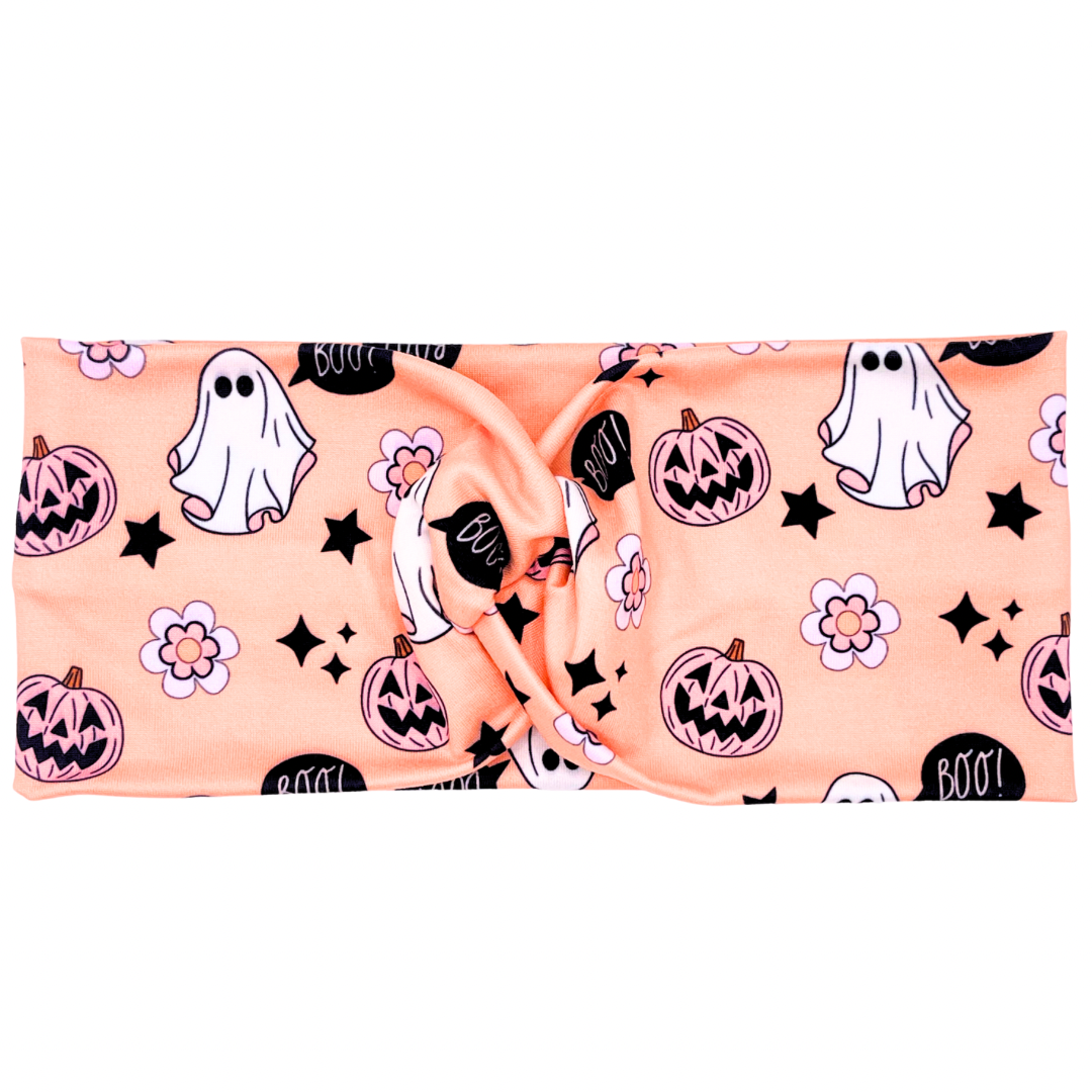 Boo Floral Headband