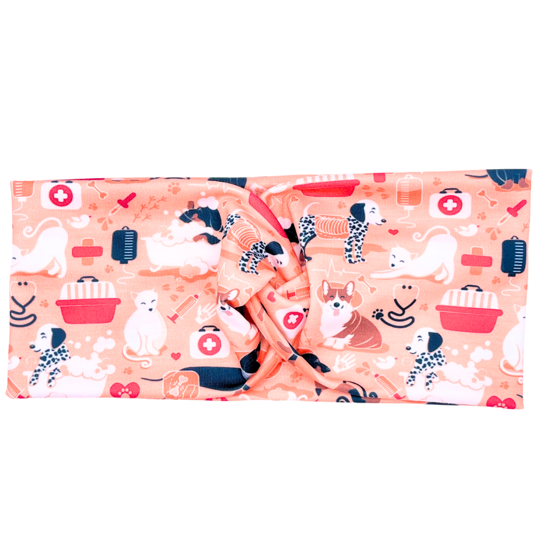 Vet Medicine - Peach Headband