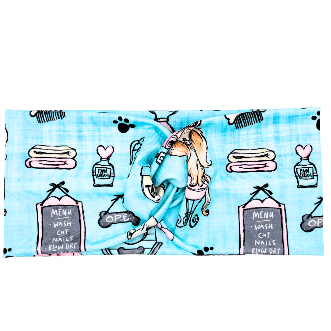 Pet Groomer Blue Headband