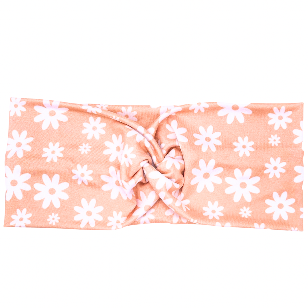 Daisies - Tan Headband