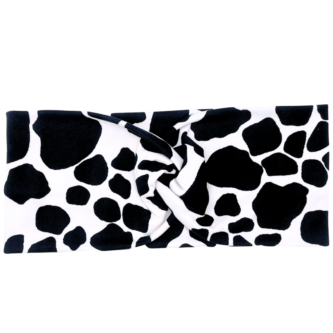 Cow Print Headband