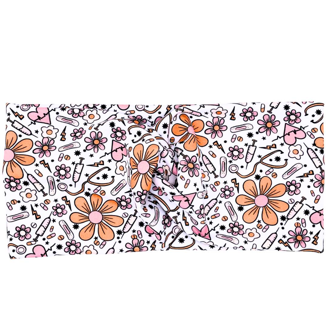 Floral Nursing Headband