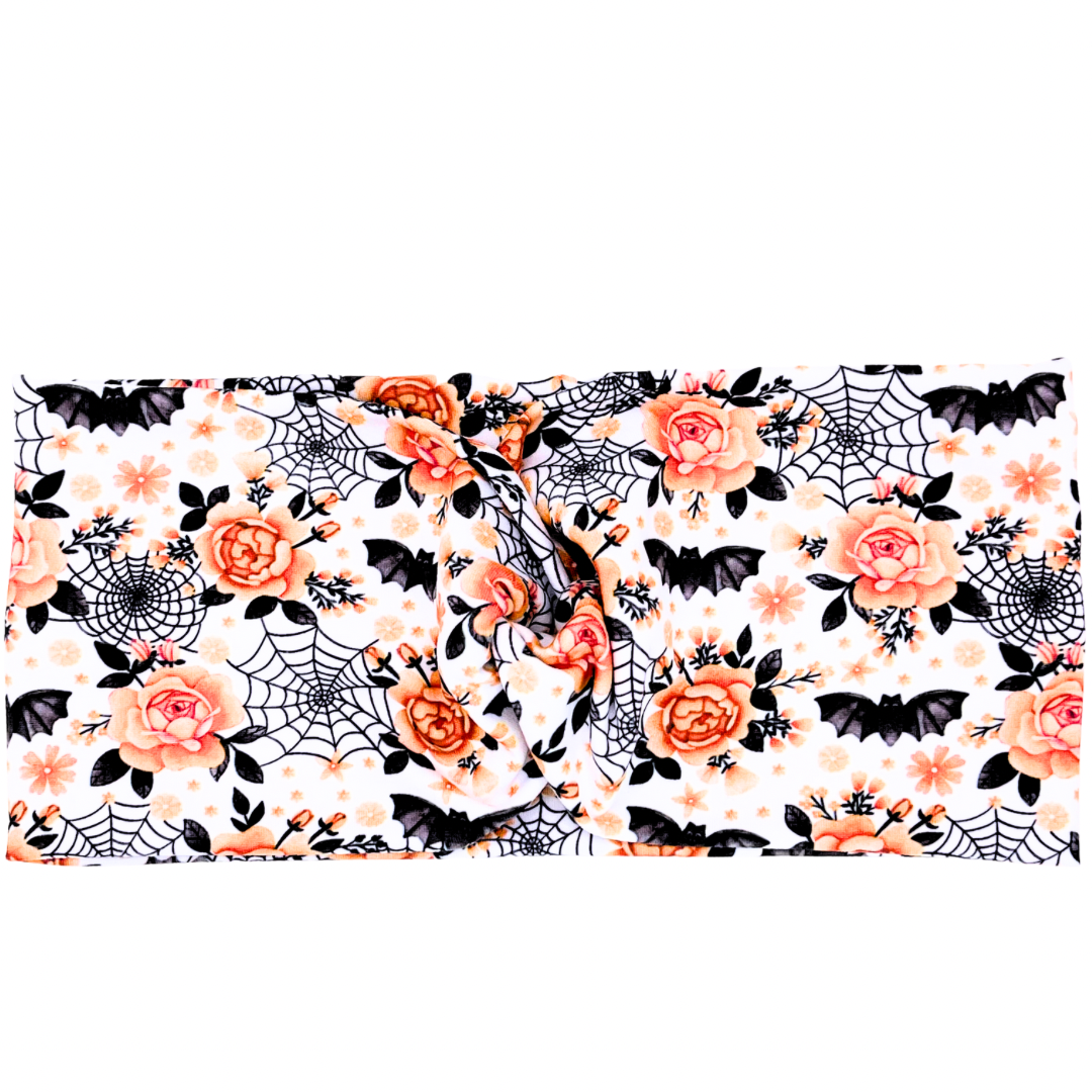 Bats, Webs, & Florals Headband