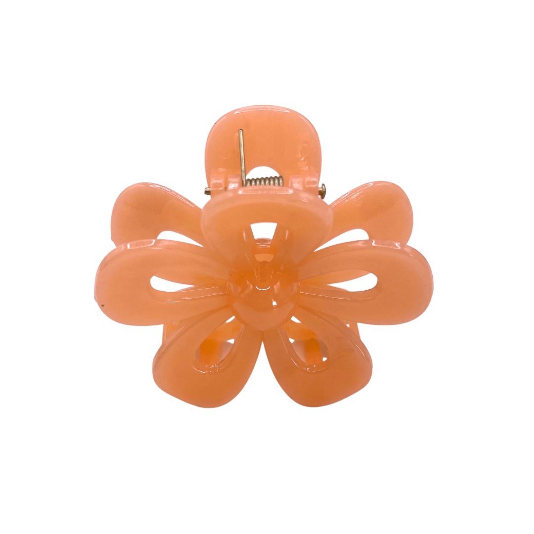 Peach Flower Small Hair Claw