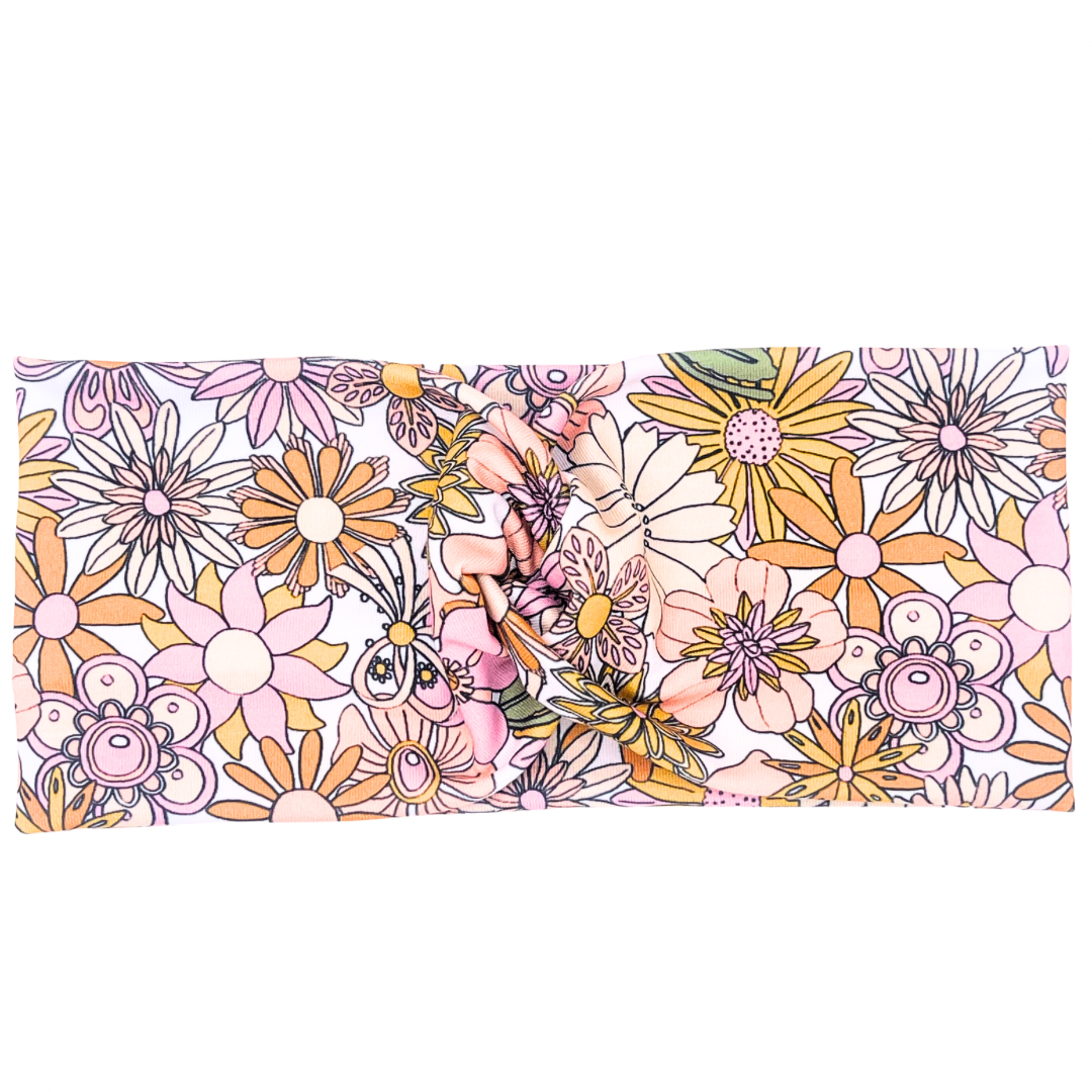 Retro Blossom Headband