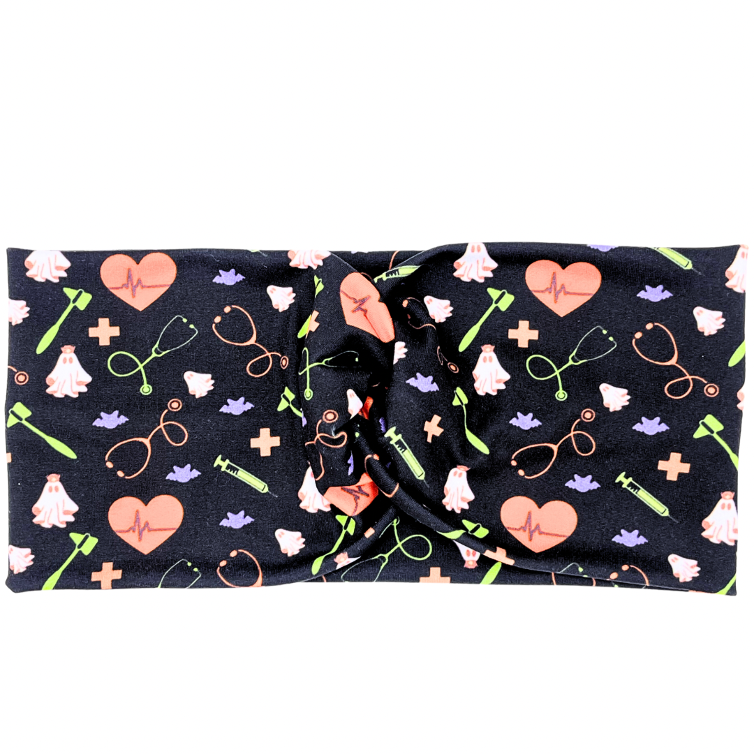 Halloween Hearts & Healthcare Headband
