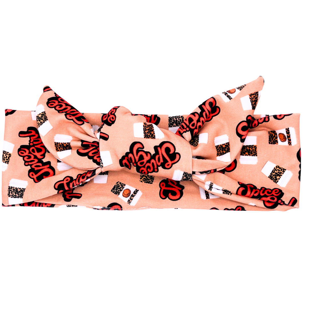 Spice Girl Adjustable Tie Headband