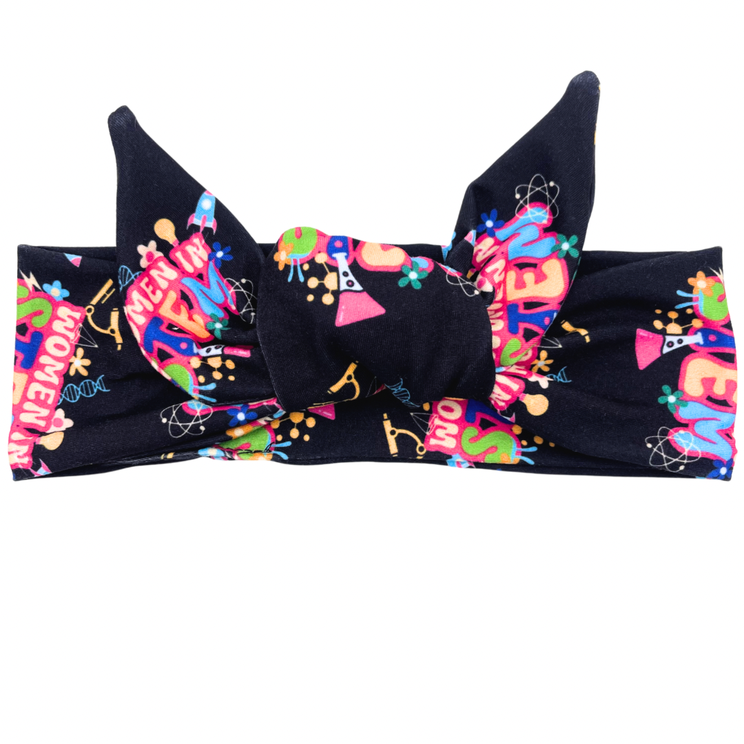 Women In STEM Adjustable Tie Headband