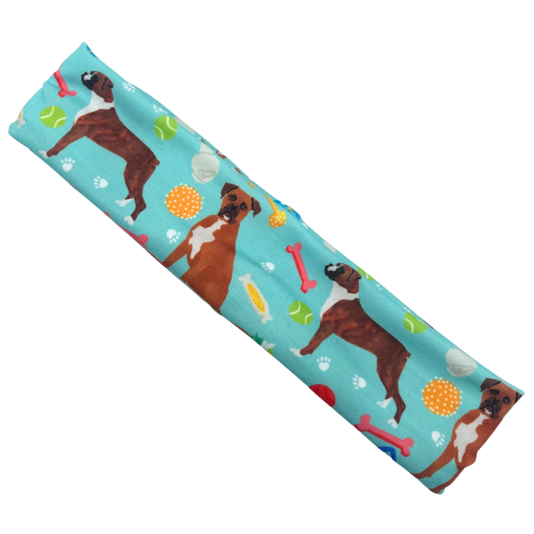 Boxer Dogs & Toys Headband