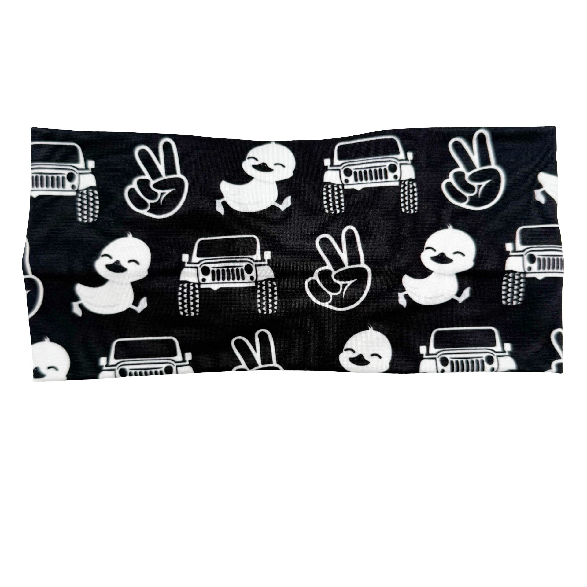Jeep & Rubber Duck - Black Headband