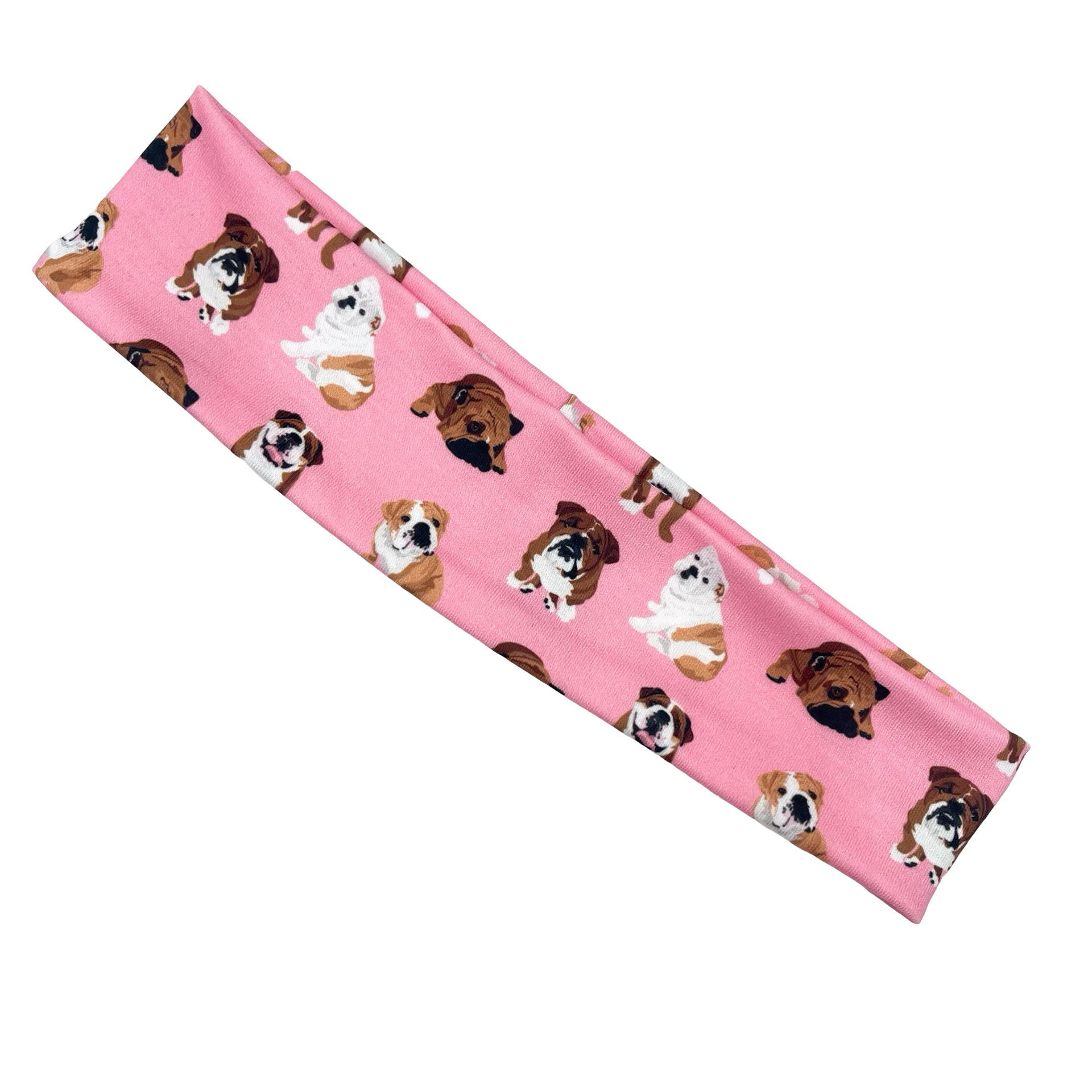 Bulldog - Pink Headband