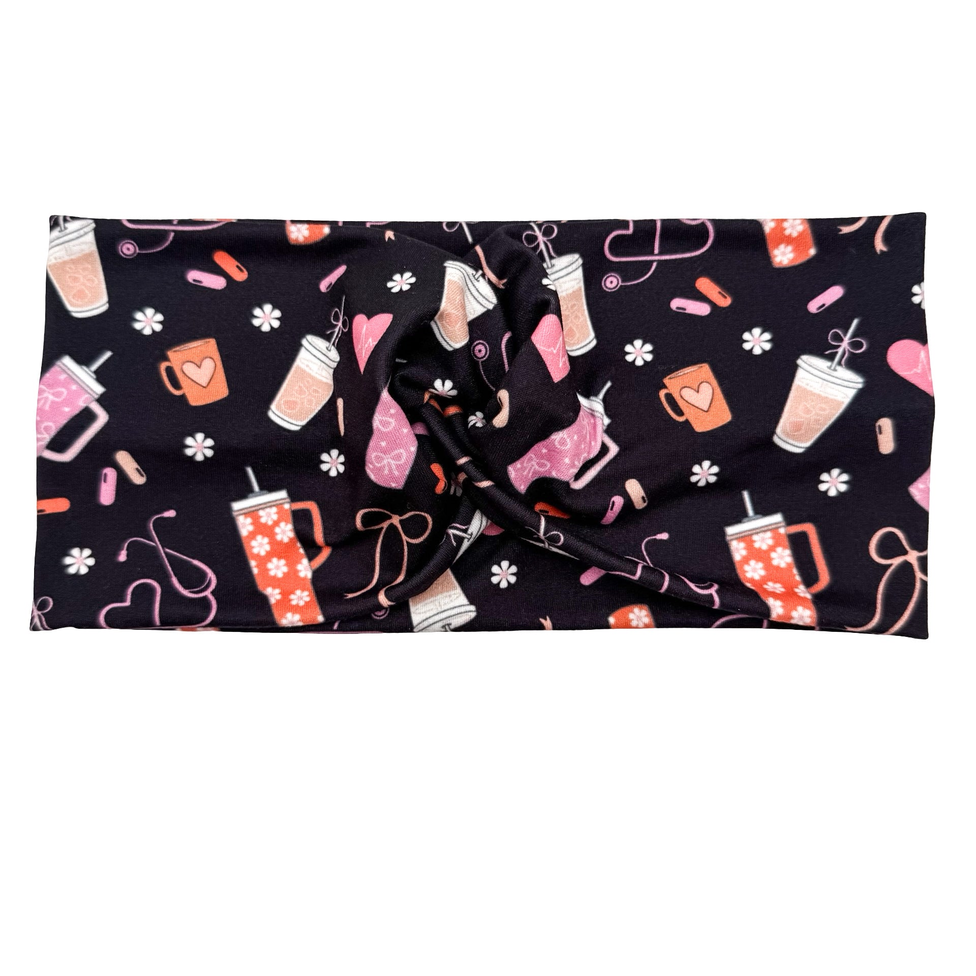Girly Girl Nurse Necessities - Black Headband