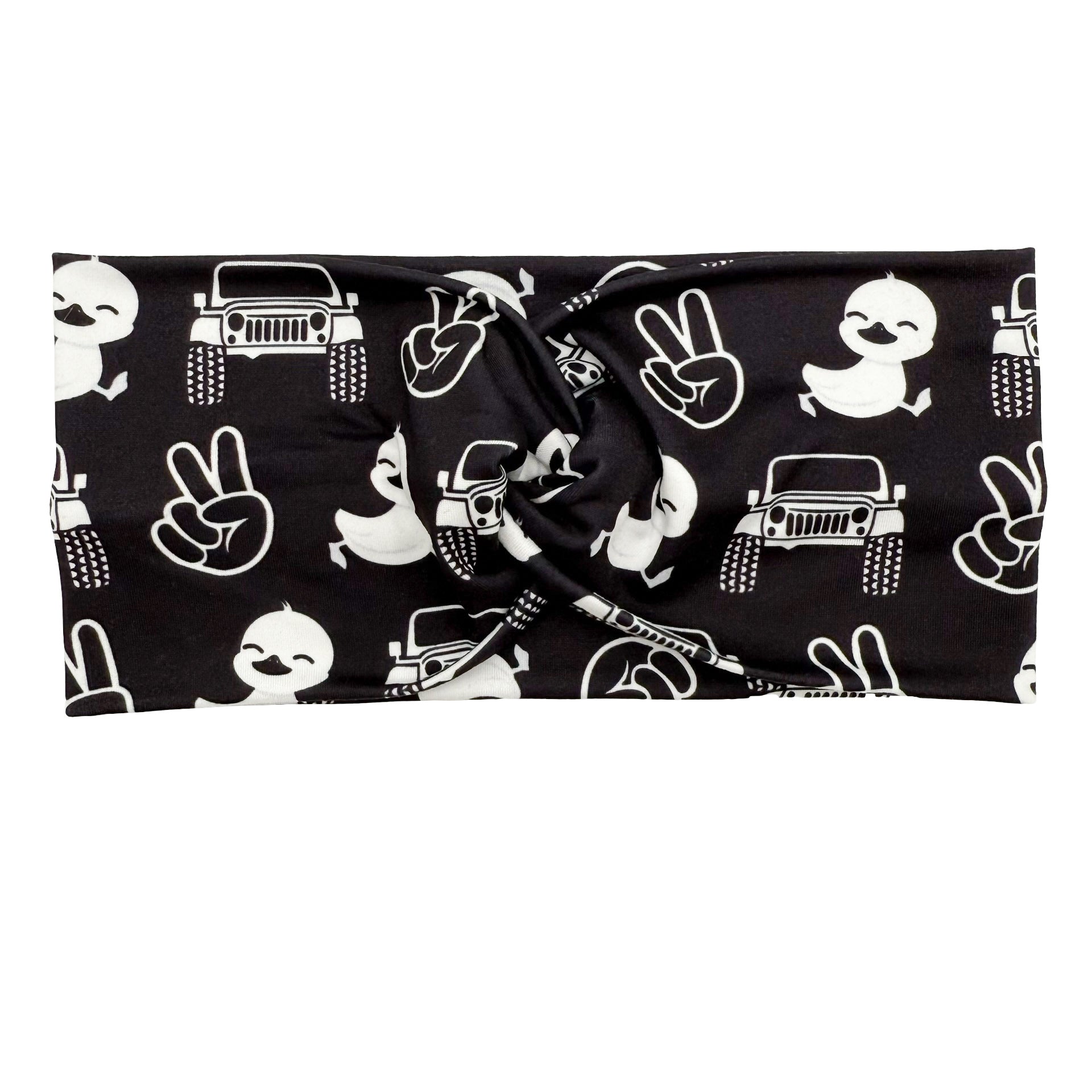 Jeep & Rubber Duck - Black Headband