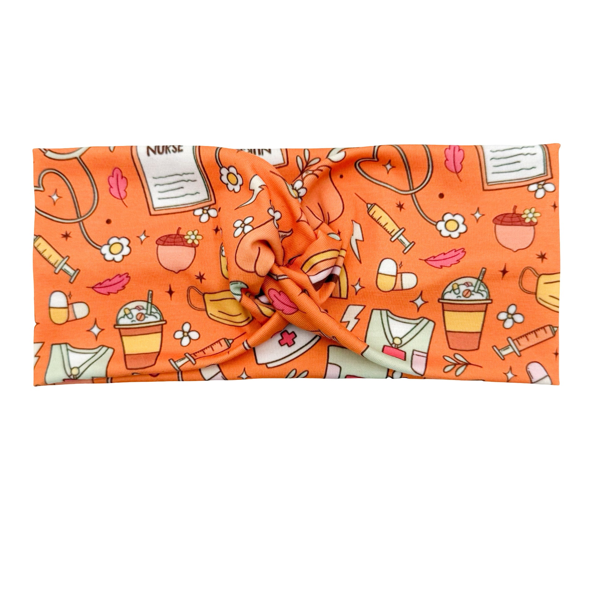 Fall Nurse Essentials - Orange Headband