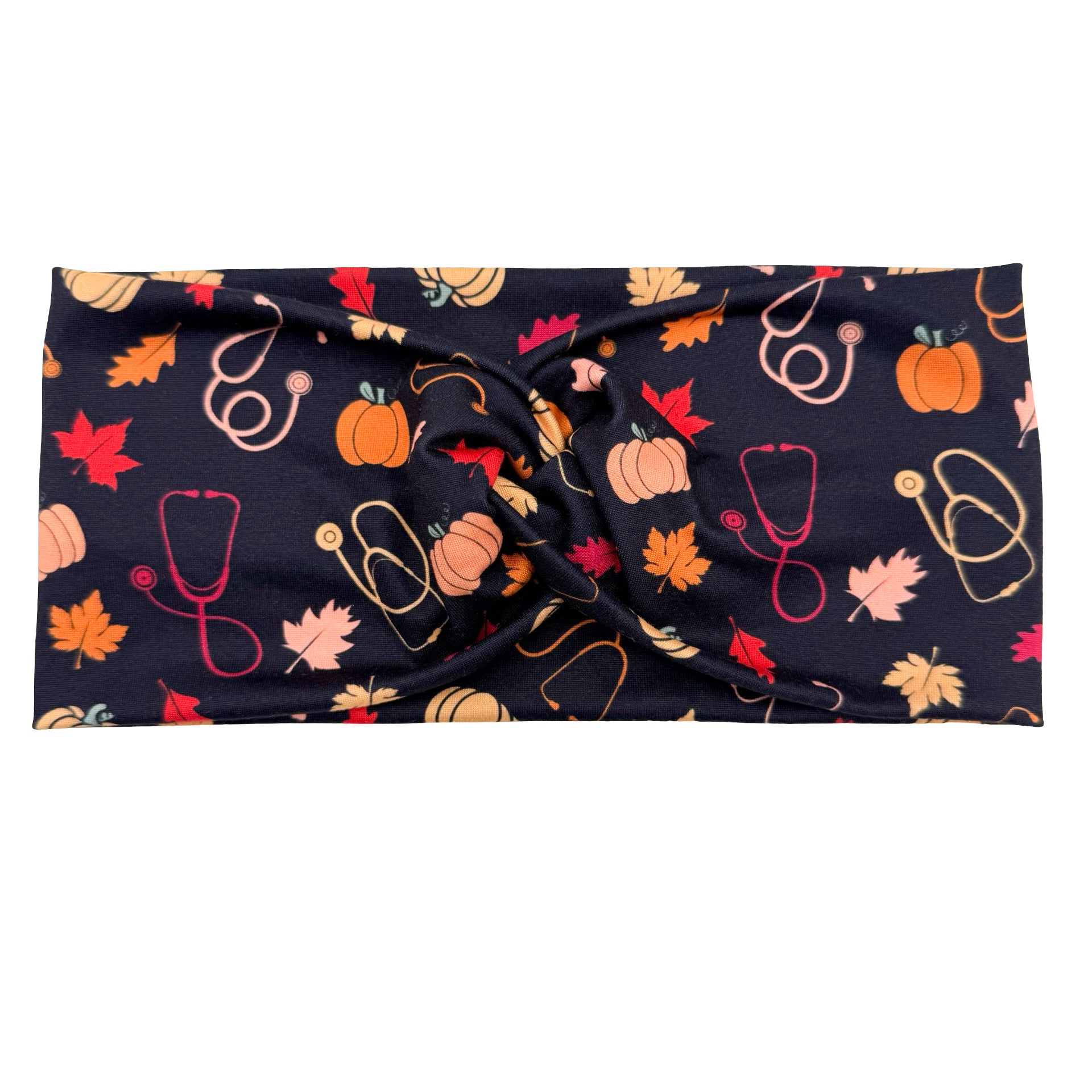 Pumpkin, Leaves, & Stethoscopes Headband