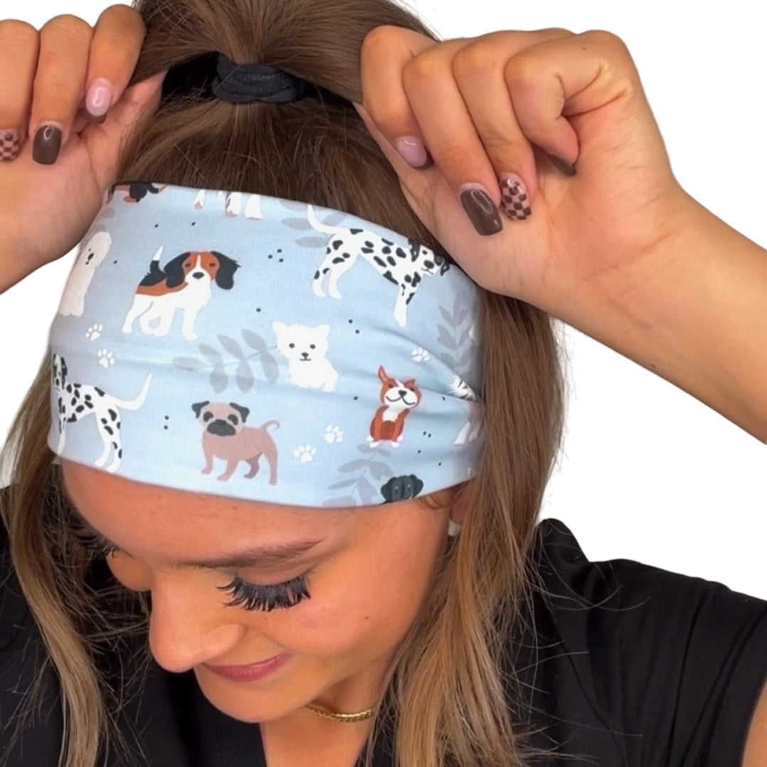 All The Dogs - Gray Headband