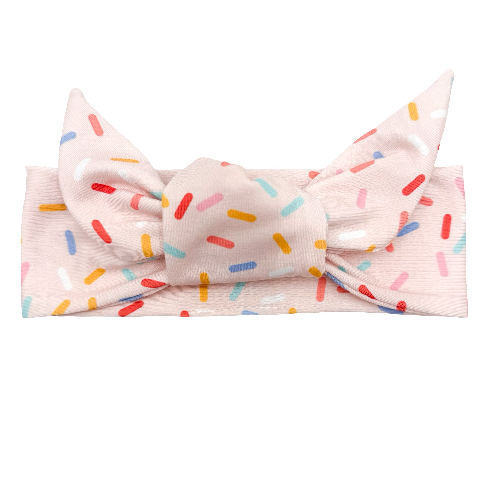 Sprinkles - Light Pink Adjustable Tie Headband