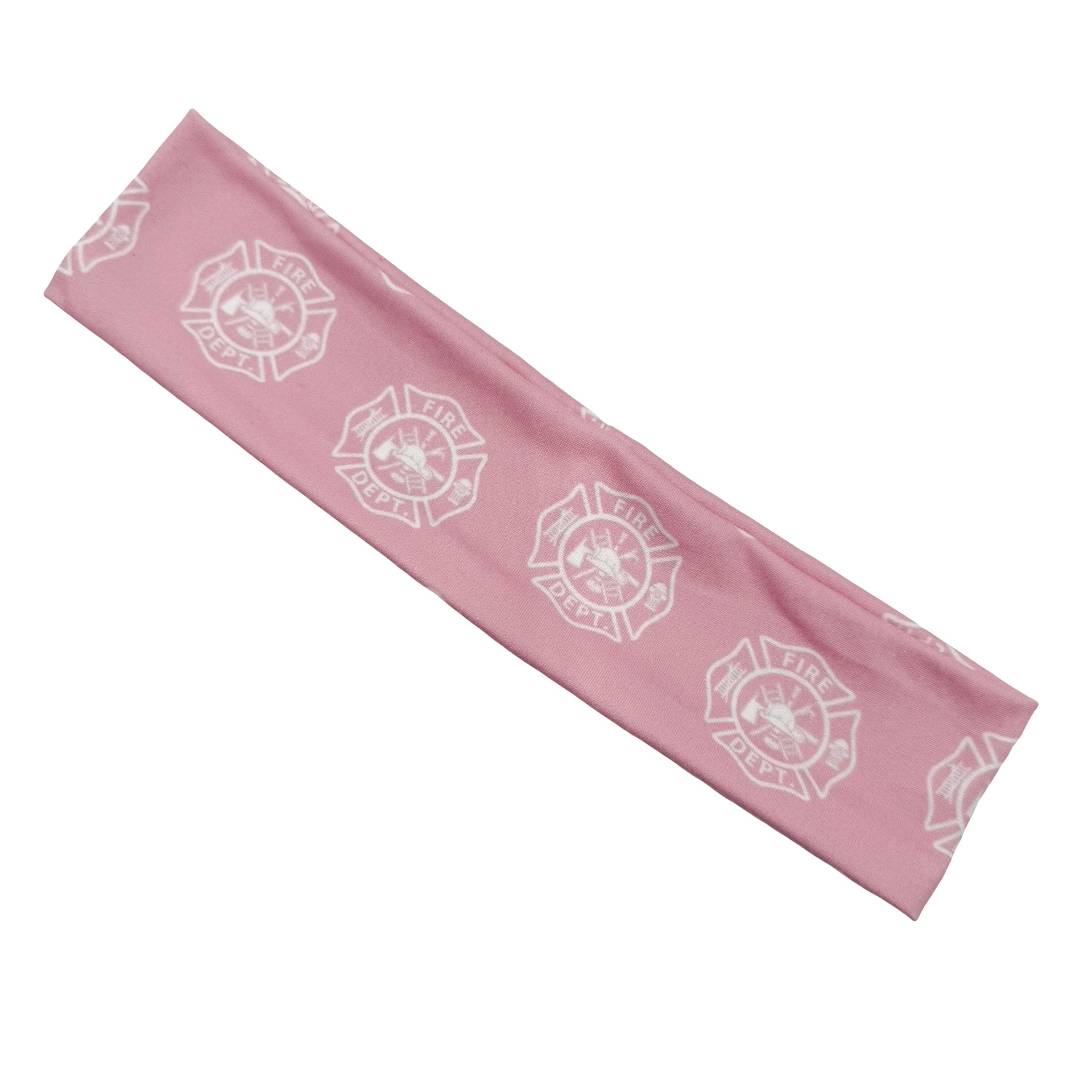 Fire Dept. - Pink Athletic Headband