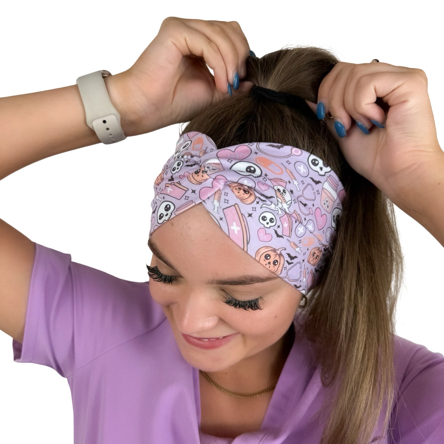 Spooky Cute Nursing Essentials - Light Purple Headband