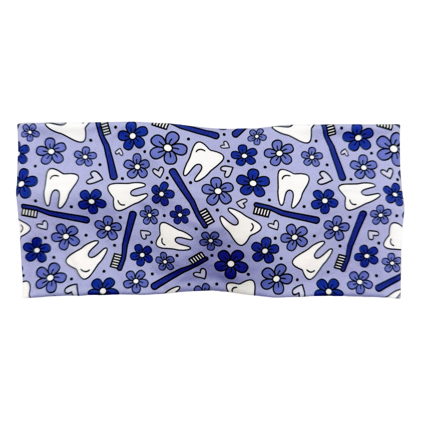 Floral Dental - Purple Headband