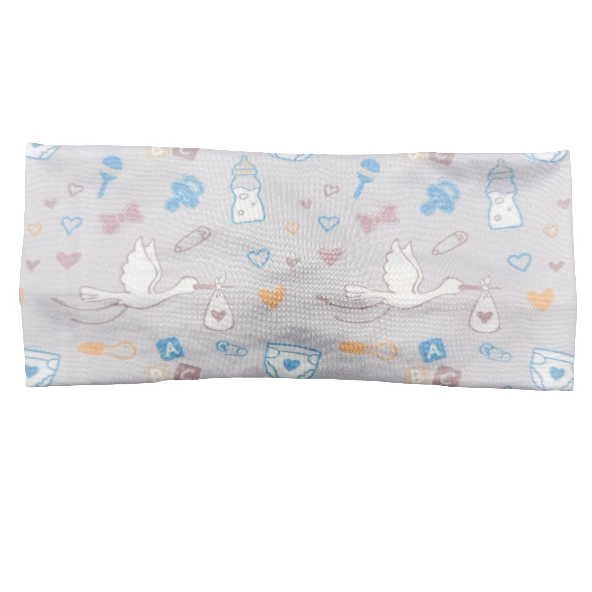 Delivery Stork - Light Gray Headband