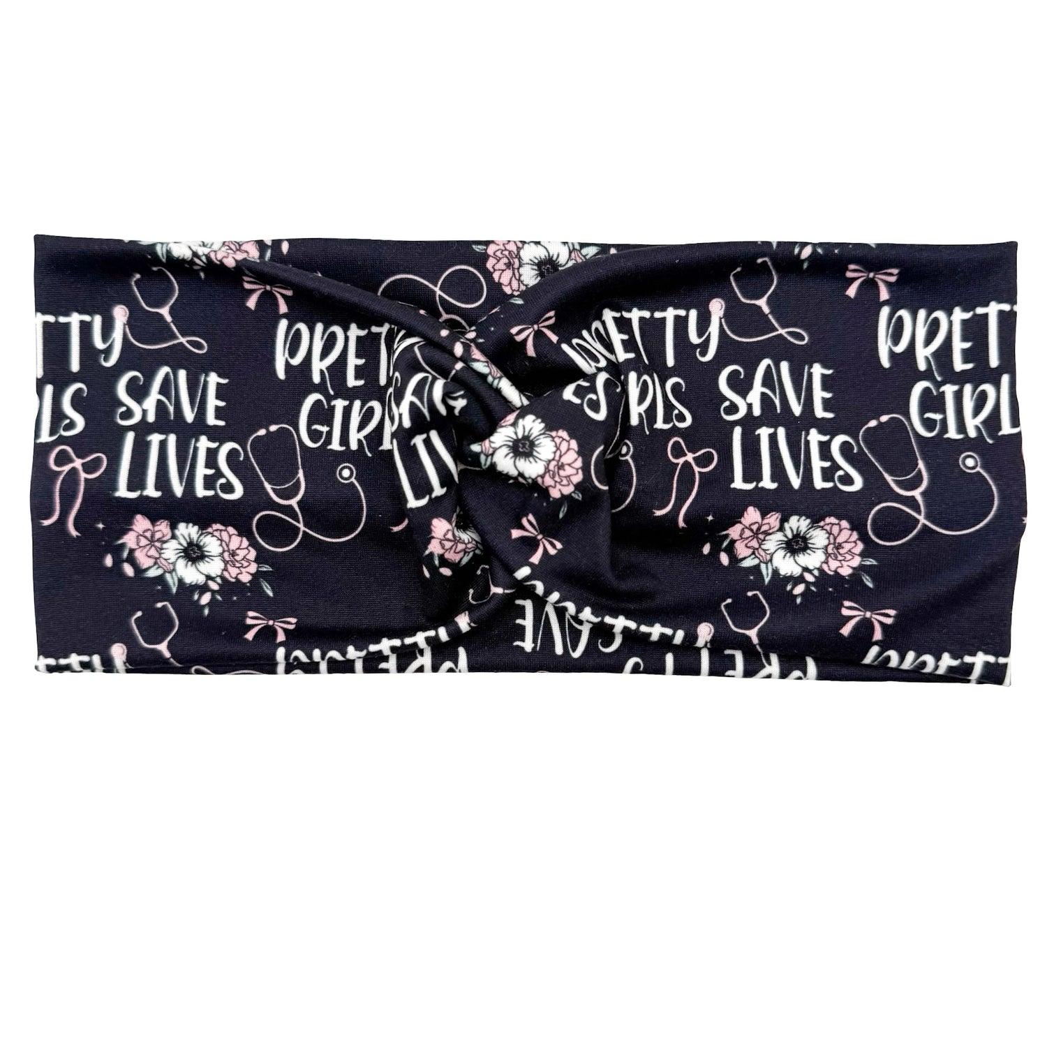 Pretty Girls Save Lives - Black Headband