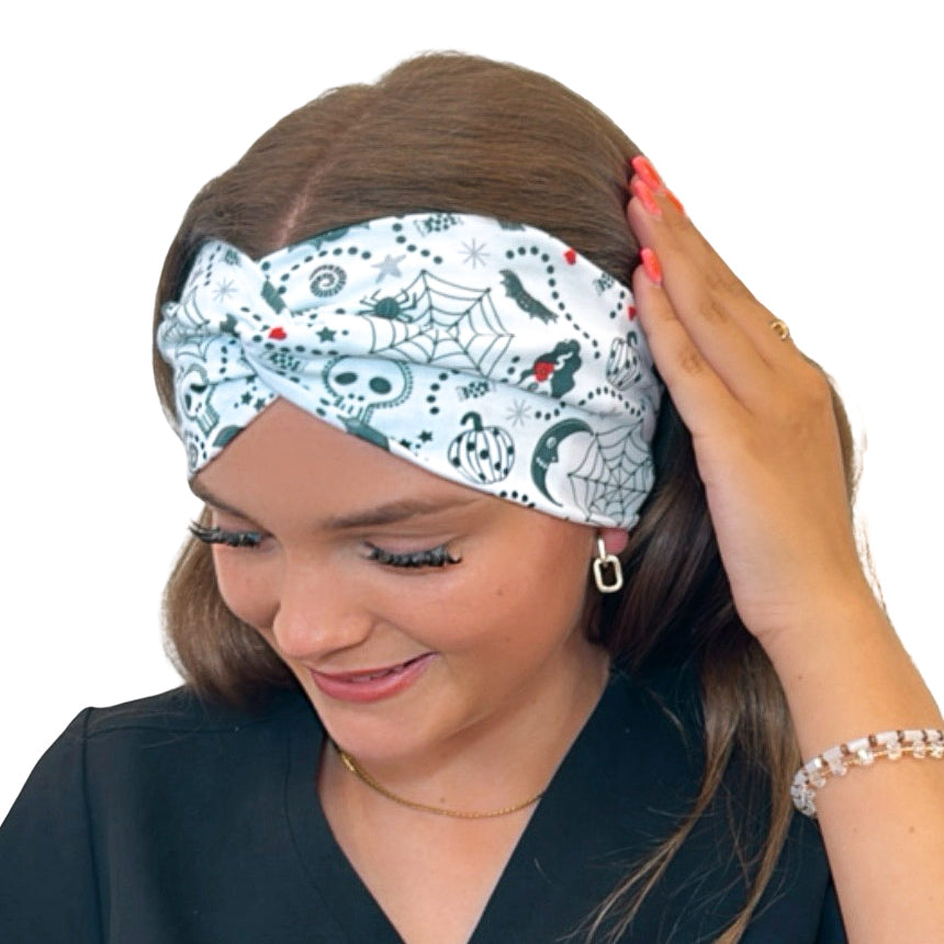 *Limited Edition* Halloween Vibes - White Headband