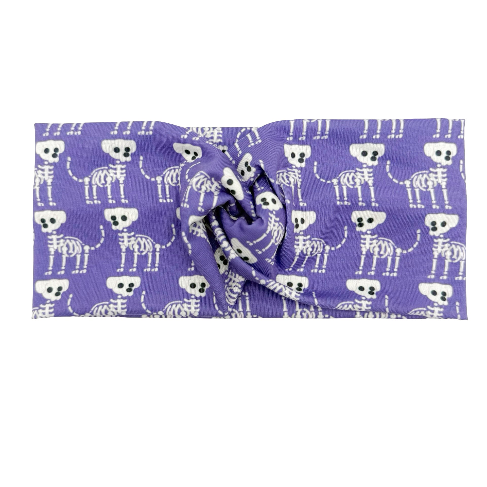 Skeleton Dogs - Purple Headband