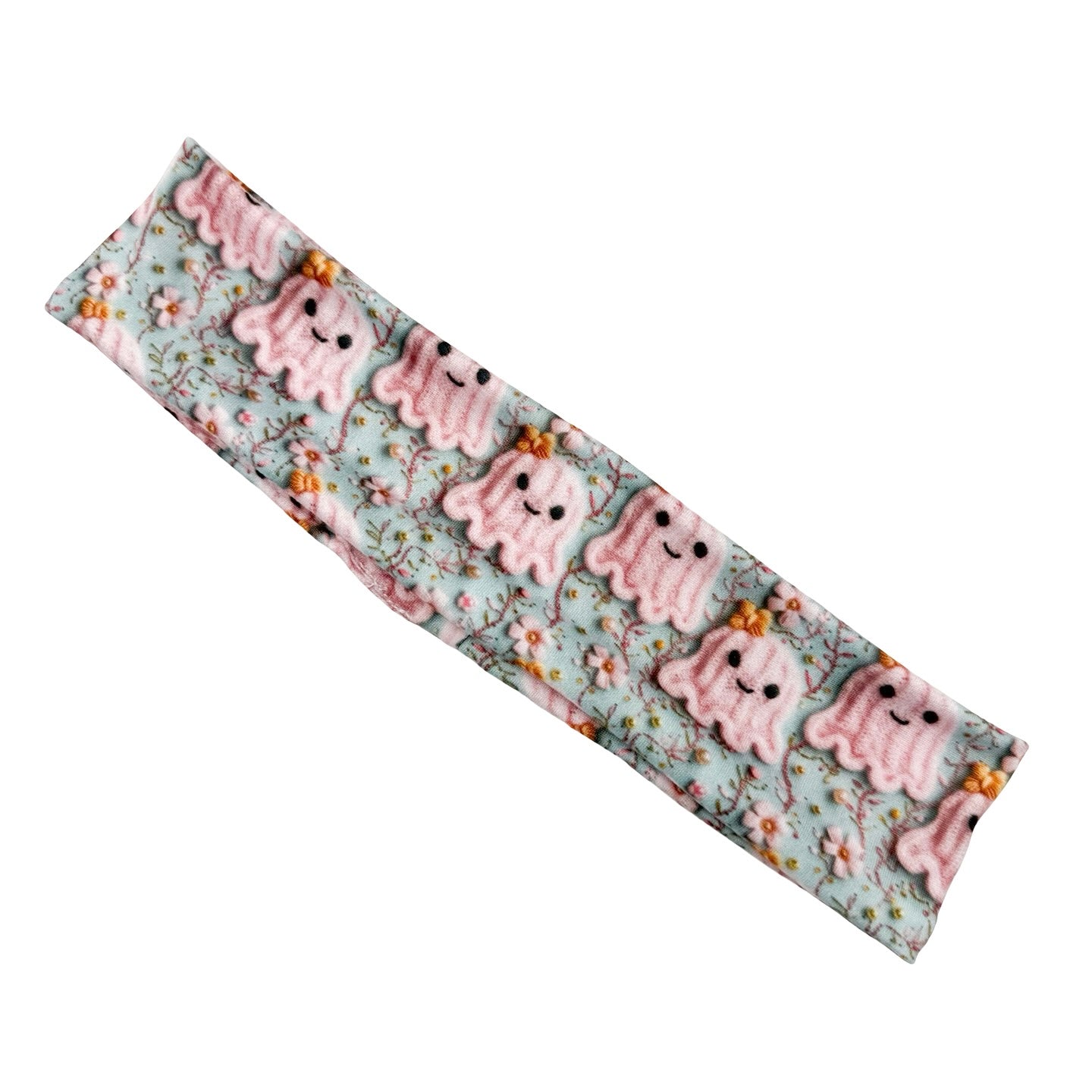 *Limited Edition* Pink Crotchet Ghost Athletic Headband