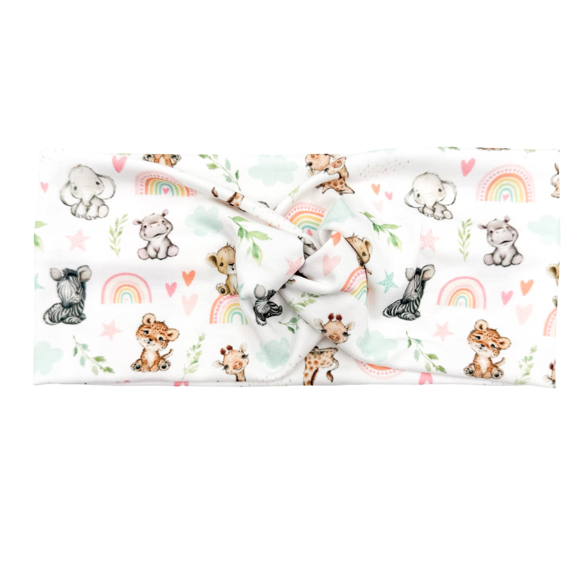 Rainbow Safari Animals Headband