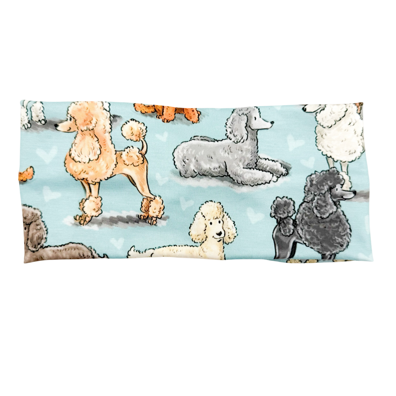 Poodles - Blue Headband
