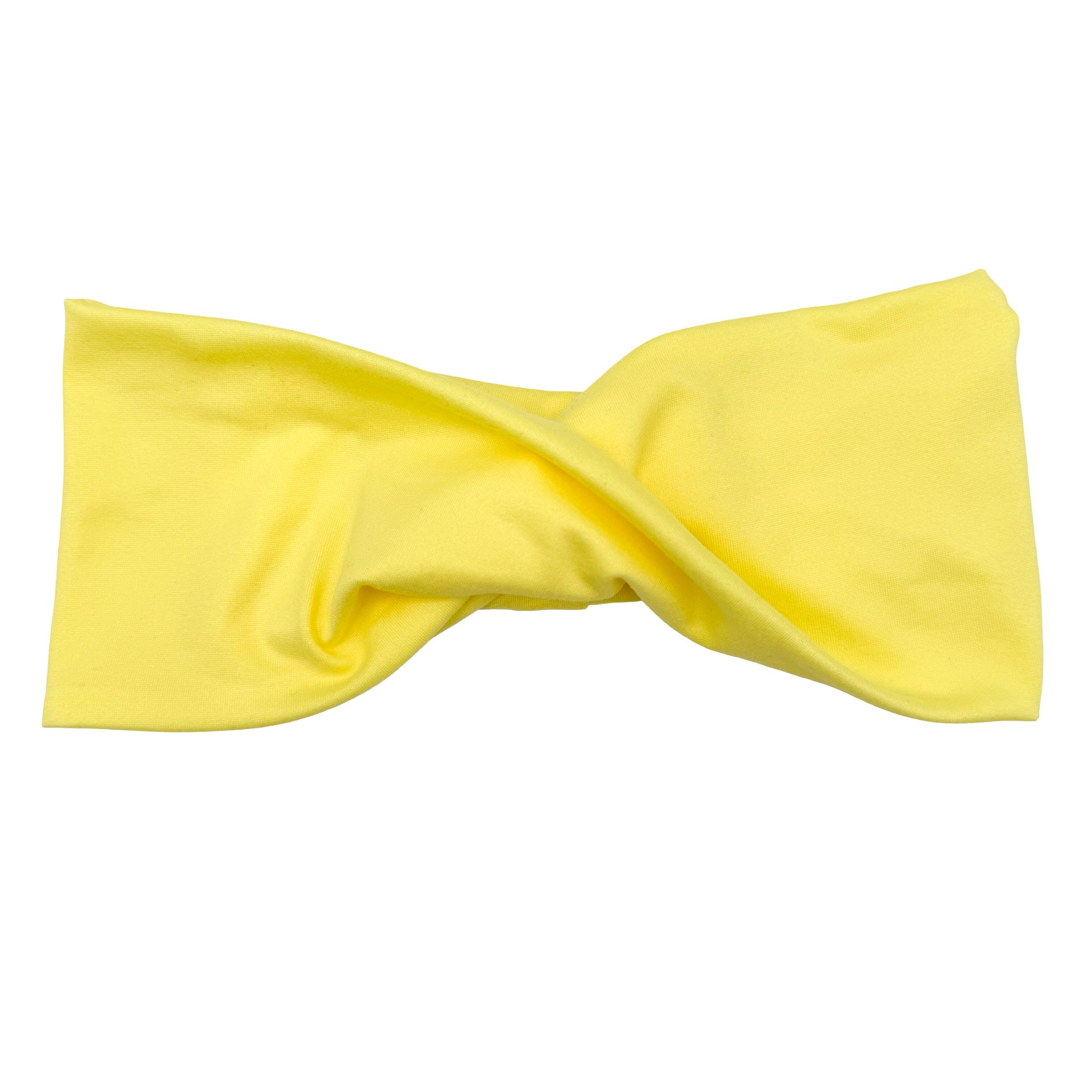 Neon Yellow Twisted Headband