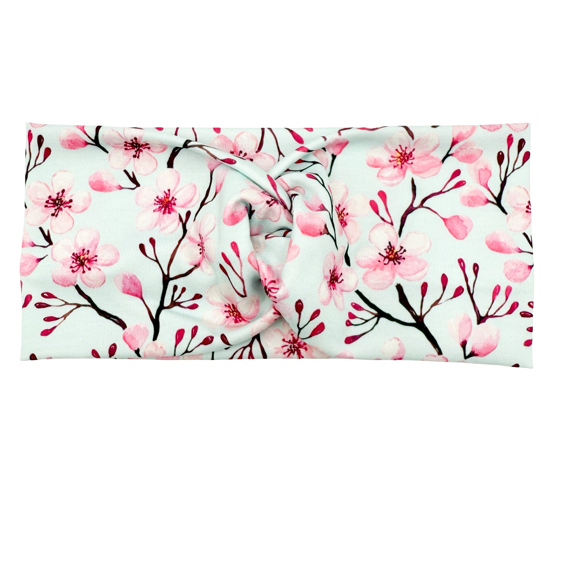 Pink Cherry Blossoms Headband