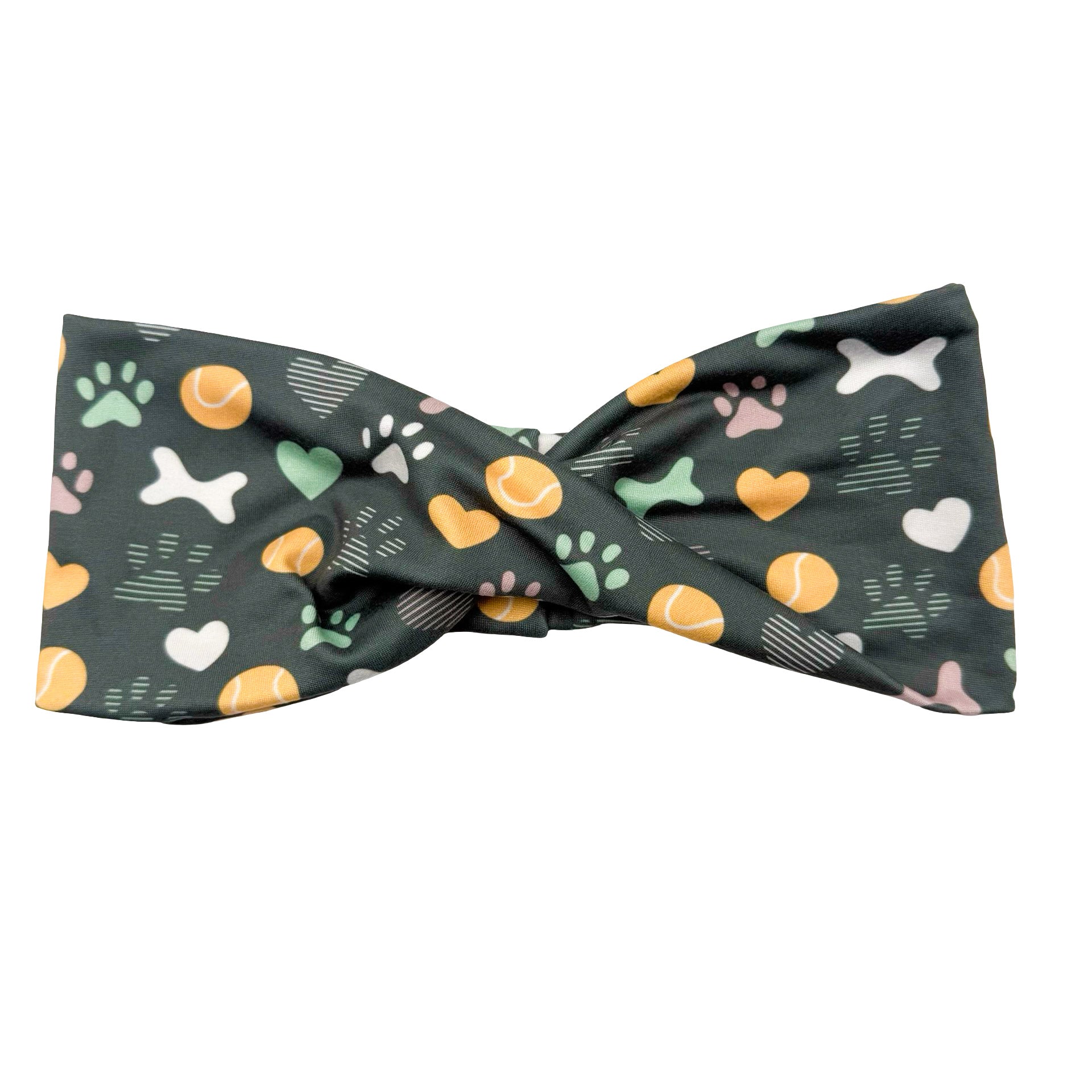 Pet Paws & Toys - Gray Twisted Headband