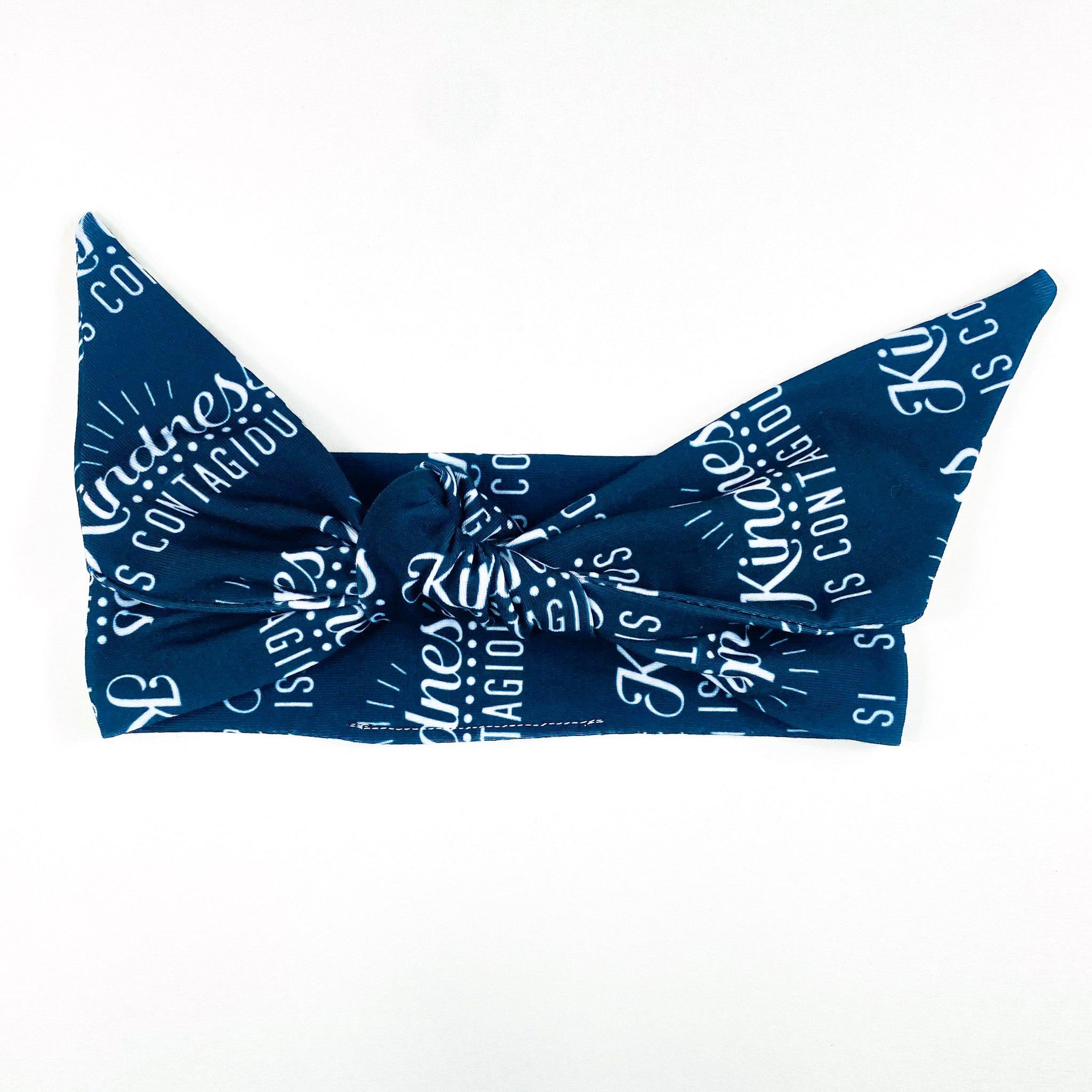 Kindness Is Contagious - $5 Defect Adjustable Tie Headband