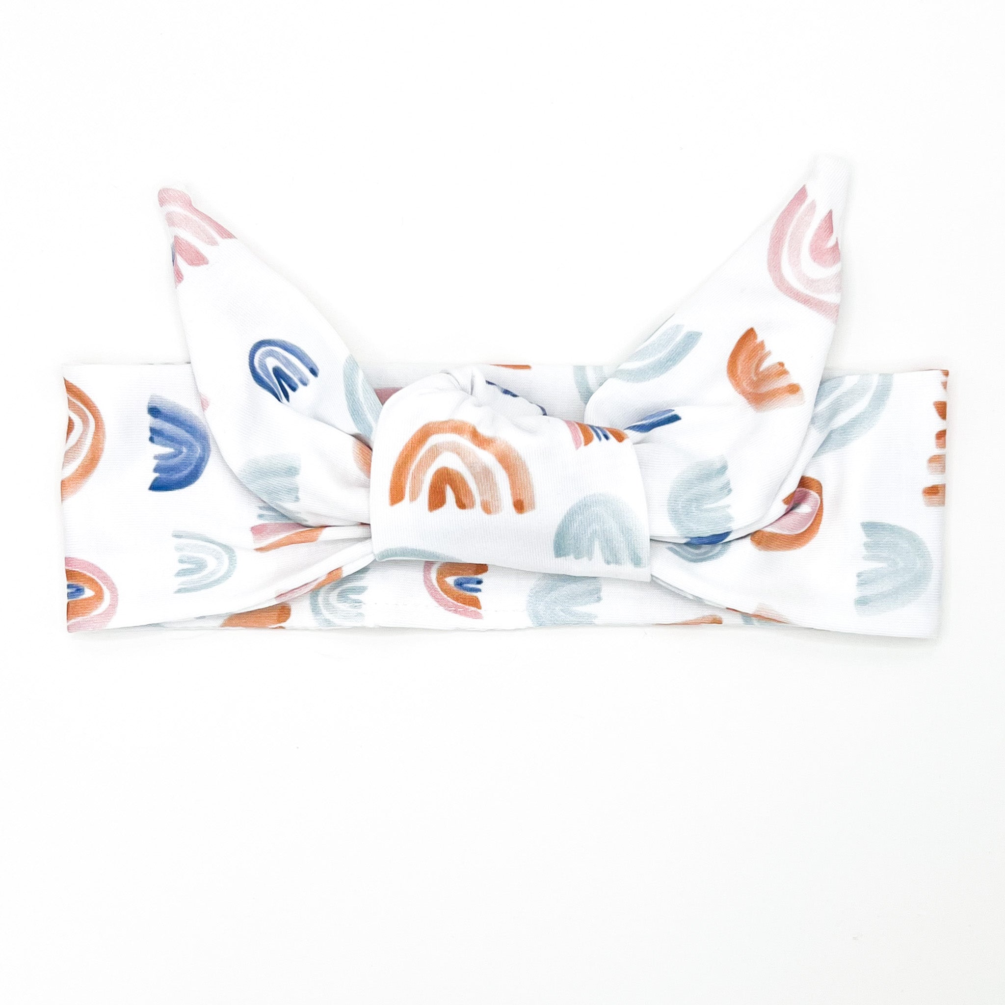 Boho Rainbow Adjustable Tie Headband