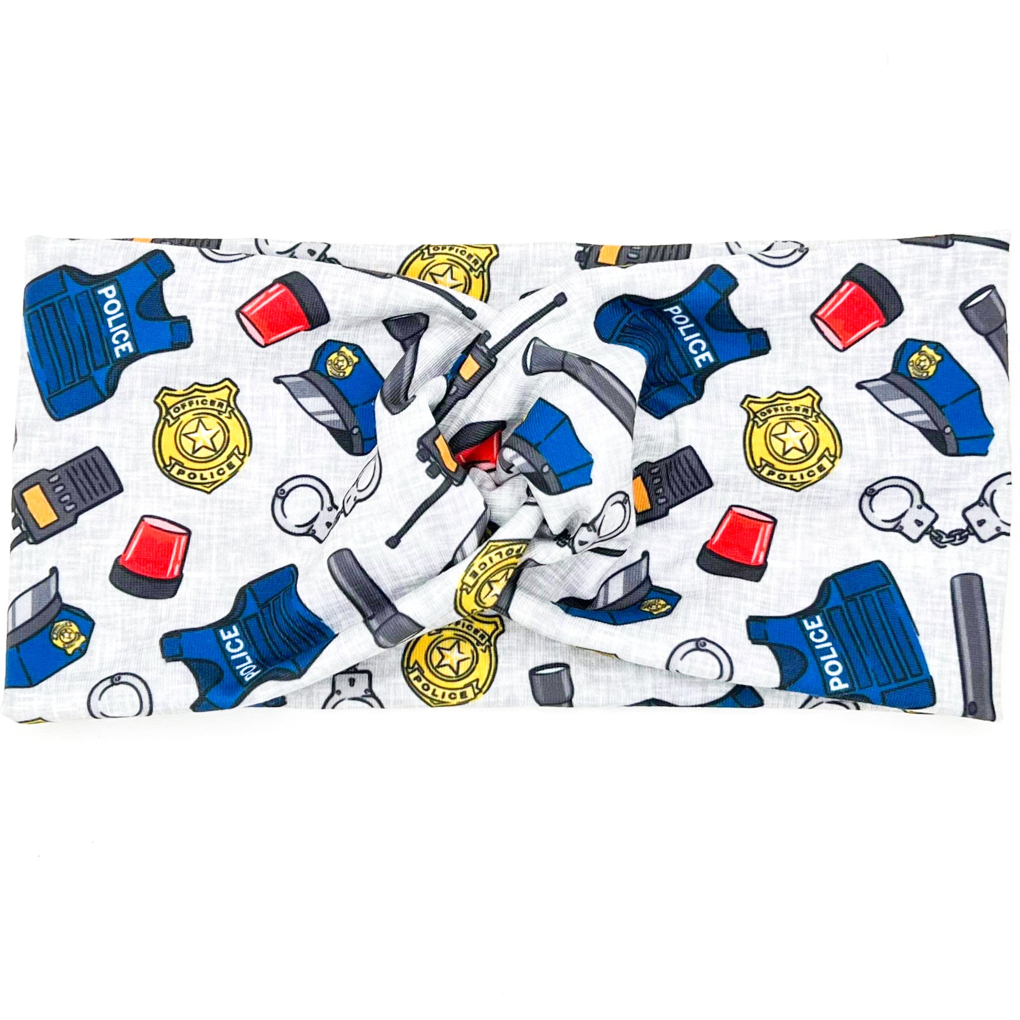 Police - Gold Badge Headband