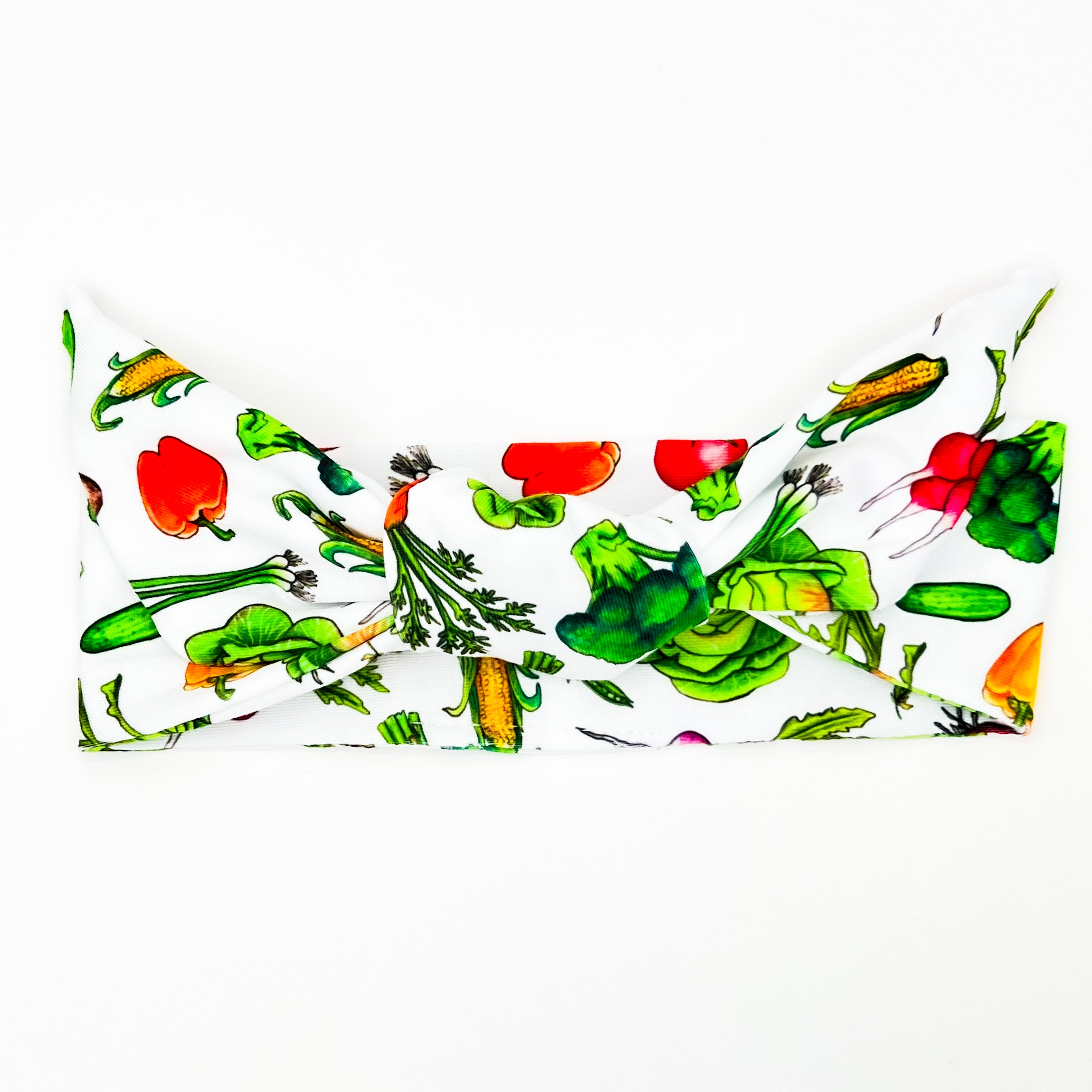 Veggies Adjustable Tie Headband
