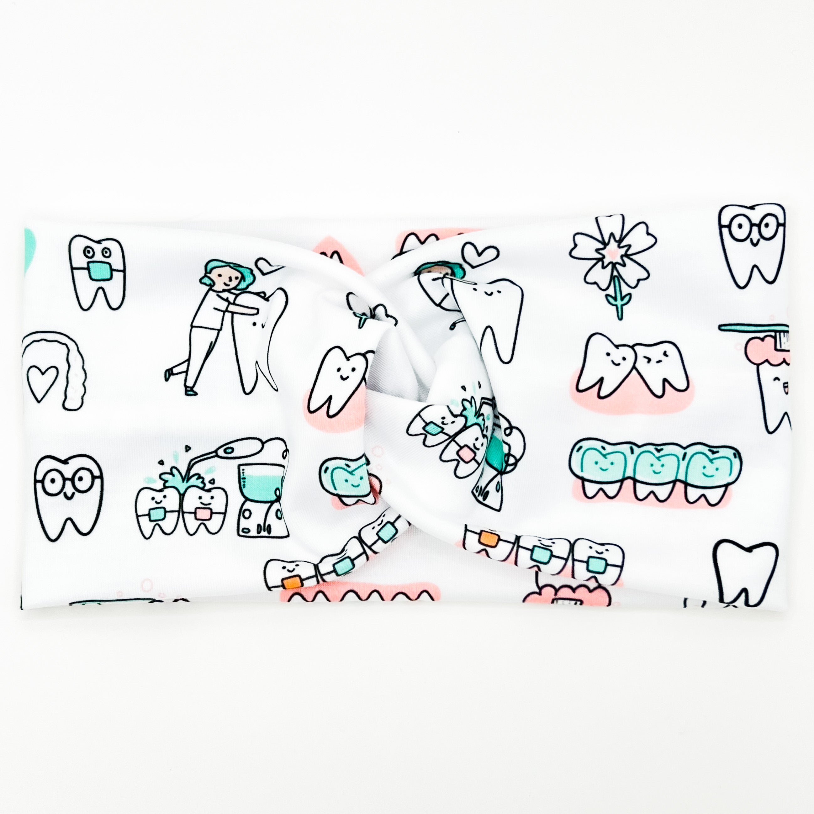 White Dental Headband