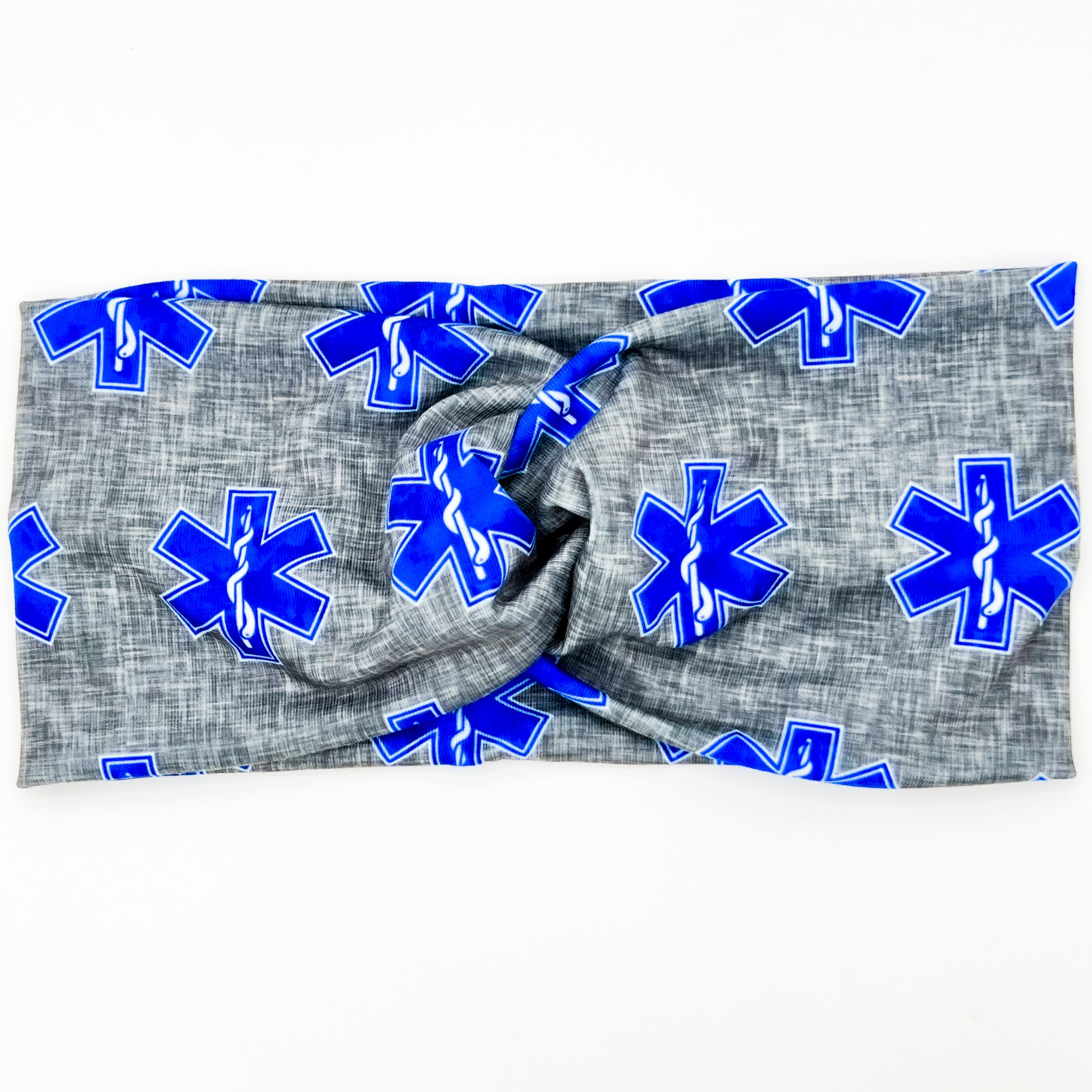 EMS - Star of Life - Heathered Gray Headband