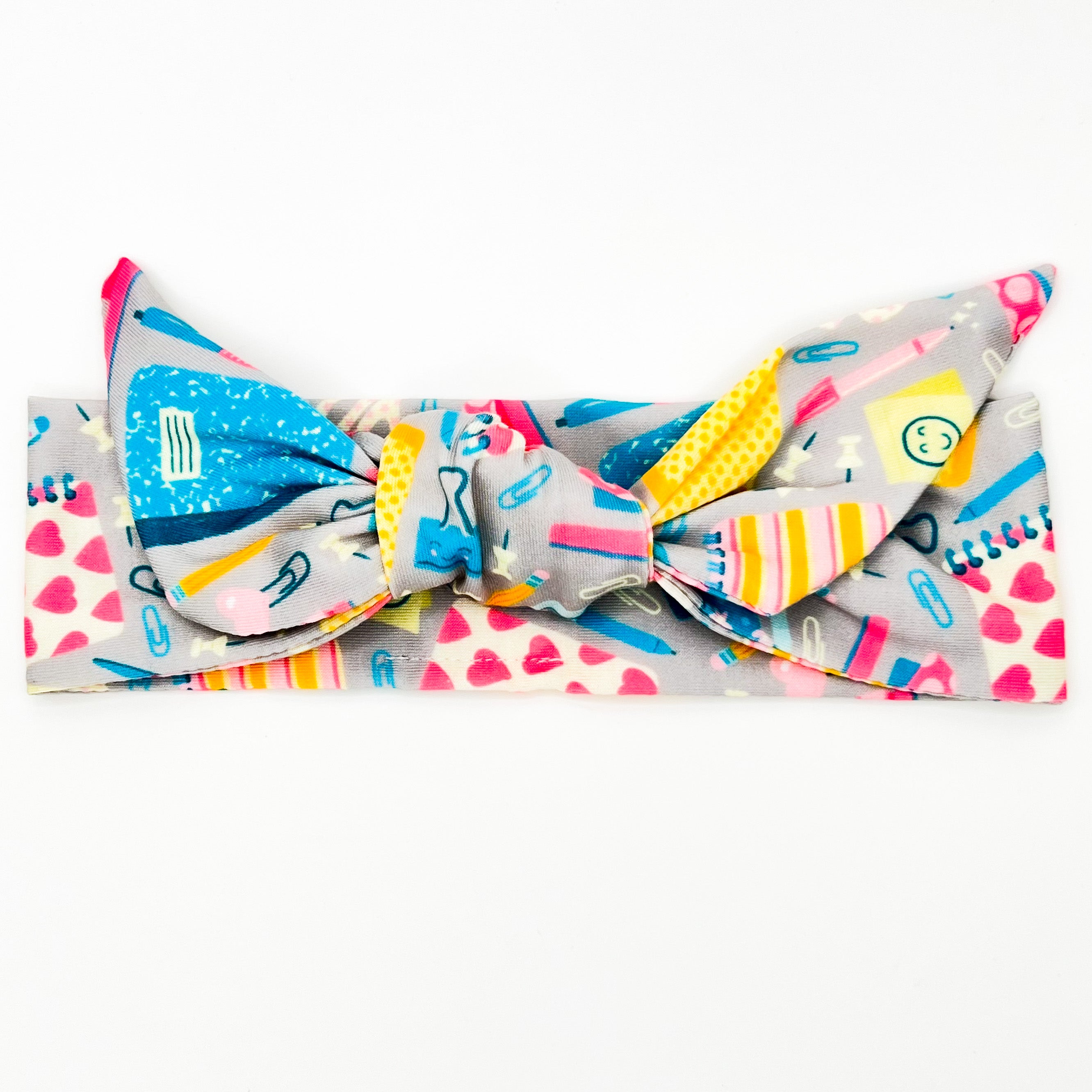 Office/School Supplies Adjustable Tie Headband
